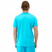 Tee shirt homme Ajaccio Turquoise Helvetica