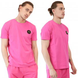Tee shirt homme Ajaccio pink Helvetica