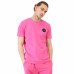 Tee shirt homme Ajaccio pink Helvetica