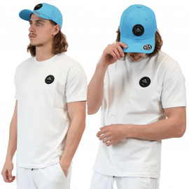 Tee-shirt homme Ajaccio blanc-Helvetica