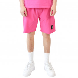 Short homme Capri rose Helvetica