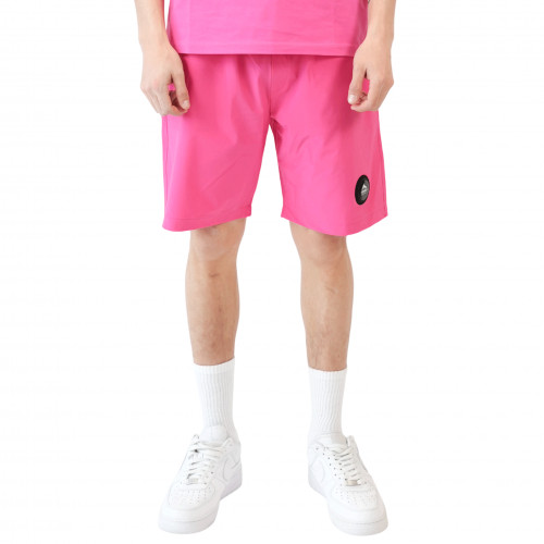 Short homme Capri rose Helvetica