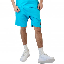 Short homme Capri turquoise Helvetica