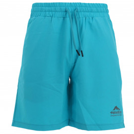 Short homme Yucatan turquoise Helvetica