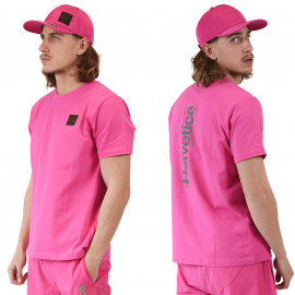 Tee shirt homme Quintana helvetica rose
