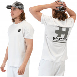 Tee shirt homme helvetica blanc Panama
