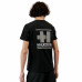 Tee shirt homme helvetica noir Panama