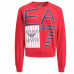 sweat femme Armani rouge 6ZTM07