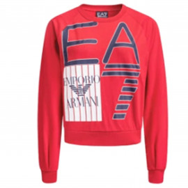 sweat femme Armani rouge 6ZTM07