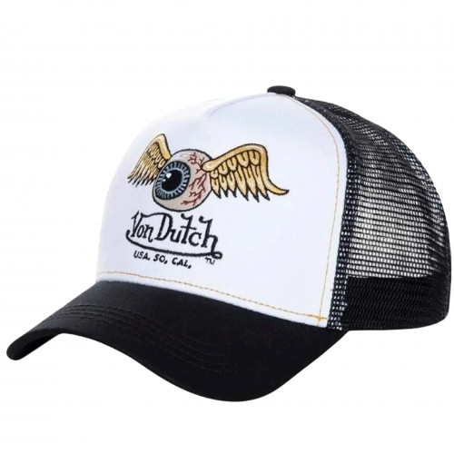 Casquette homme Von Dutch blanche VD/0/CAS1/ART/WHIT