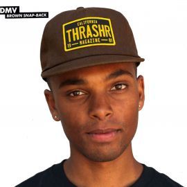 Casquette homme DMV Thrasher marron