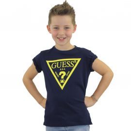 T-shirt junior Guess Bleu marine