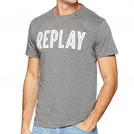 T-shirt homme Replay Gris