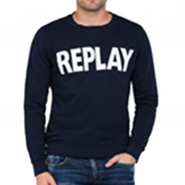 Sweat homme Replay Bleu marine