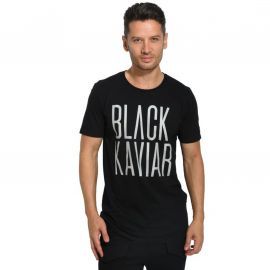 T-shirt homme GASIC Noir/Blanc Black Kaviar