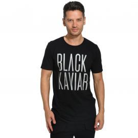 Tee-shirt homme GASIC noir/blanc BLACK KAVIAR